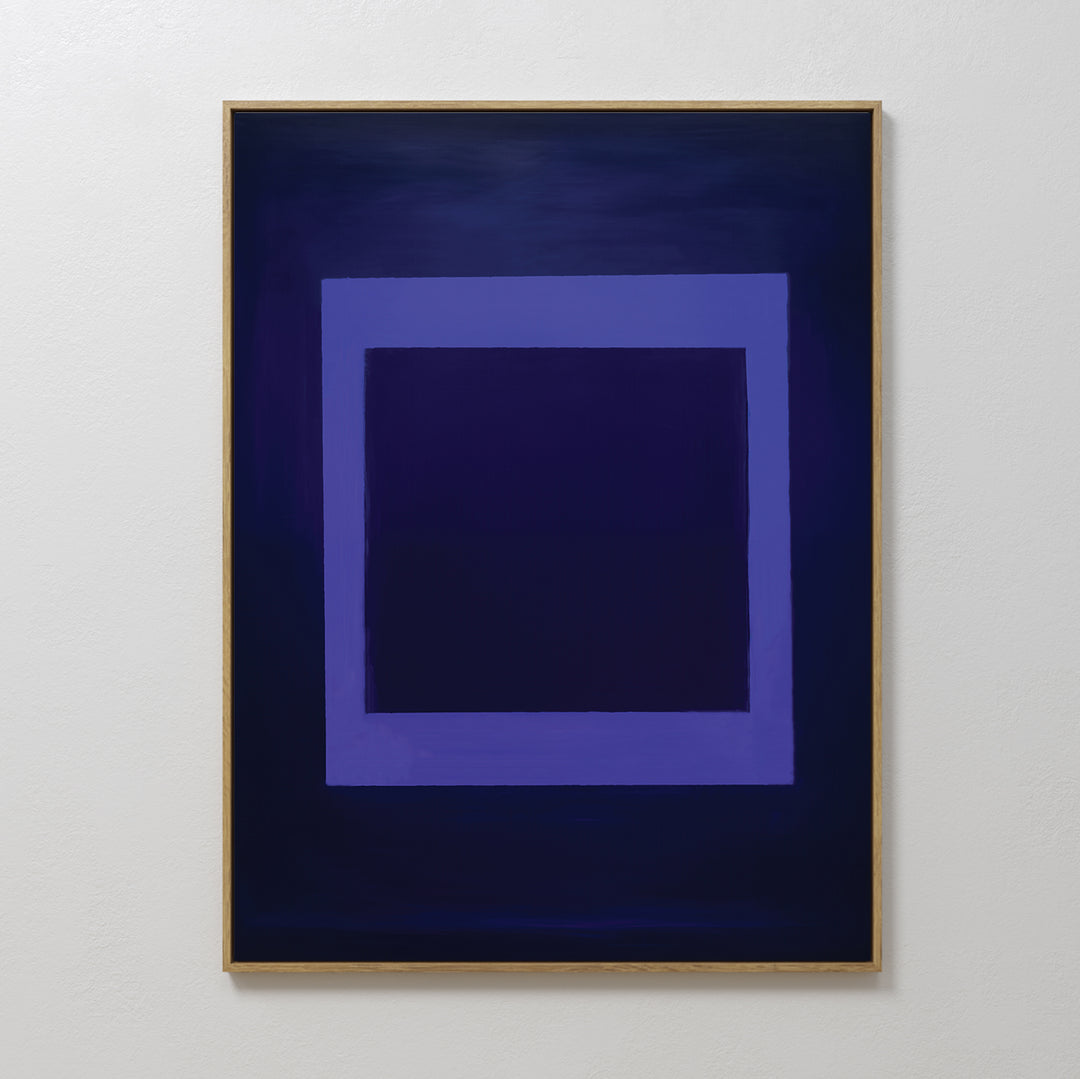 Violet Depths Abstract Canvas Art