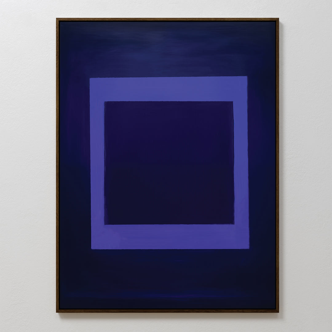 Violet Depths Abstract Canvas Art