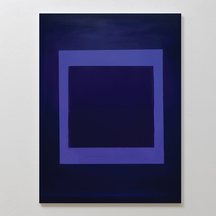 Violet Depths Abstract Canvas Art