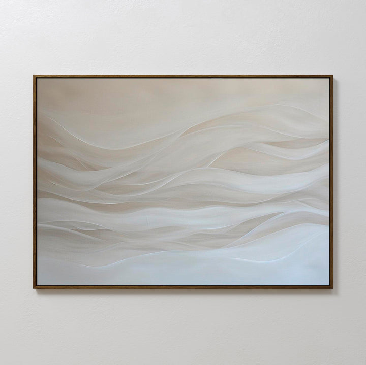 Sandy Hues Abstract Canvas Art