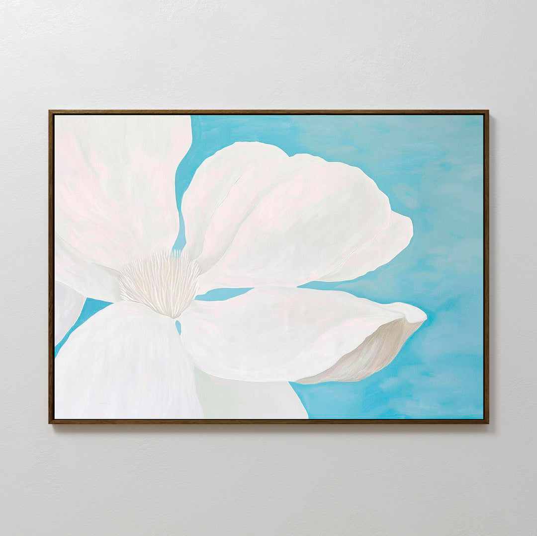 Heavenly Hibiscus Abstract Canvas Art