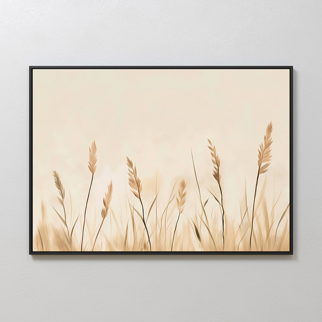 Whispering Reeds Abstract Canvas Art