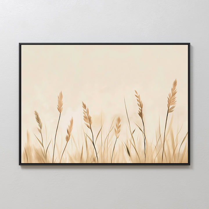 Whispering Reeds Abstract Canvas Art