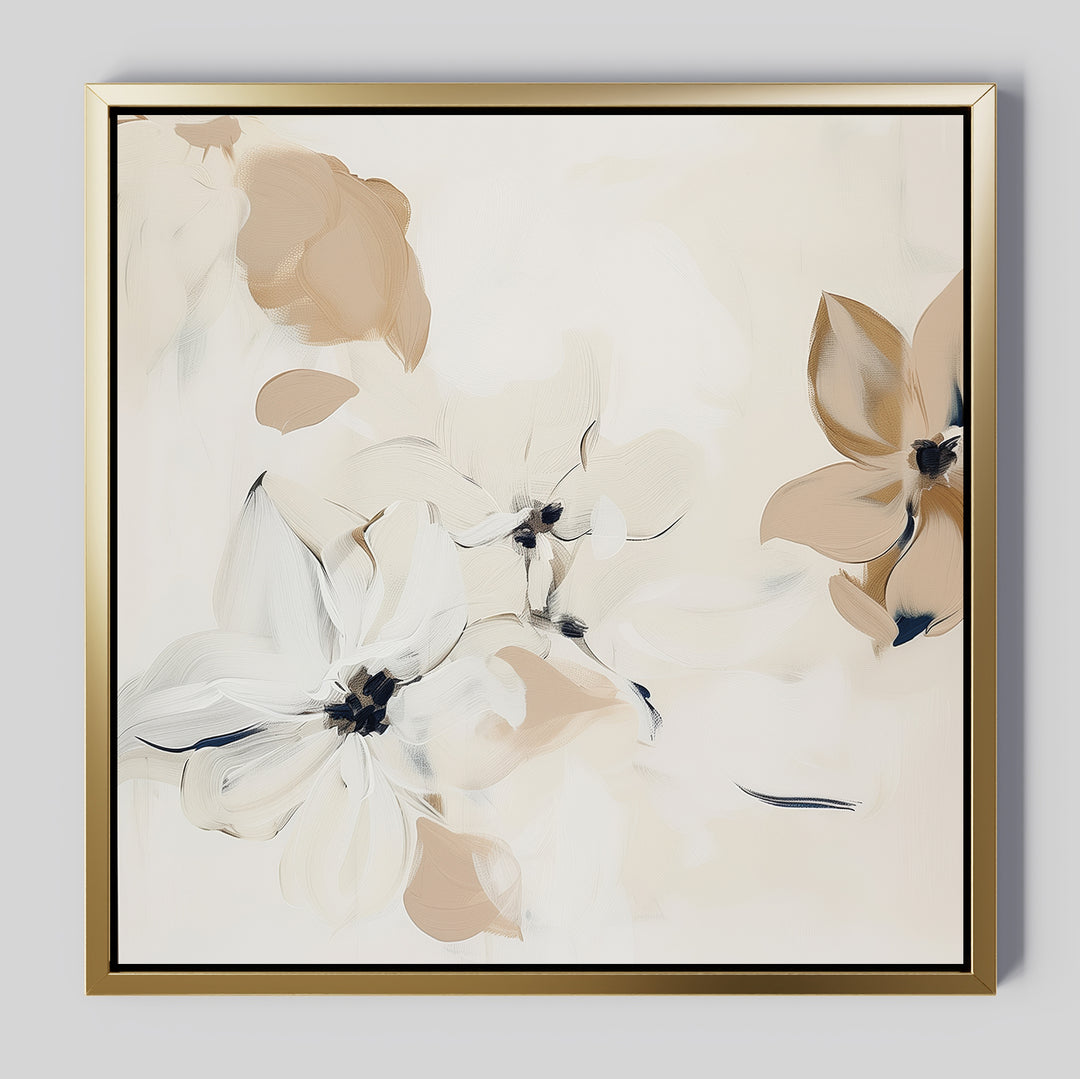 White Whispers Canvas Art