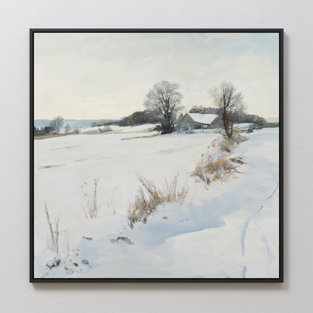 Winter Fields Canvas Art