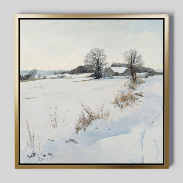 Winter Fields Canvas Art