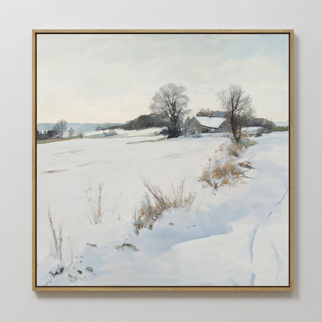 Winter Fields Canvas Art