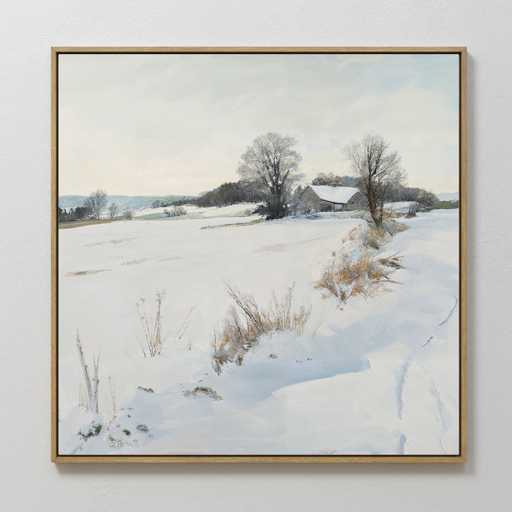 Winter Fields Canvas Art