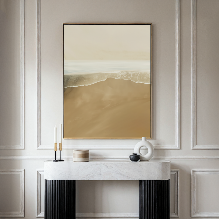 Sand and Sea Abstract Canvas Art