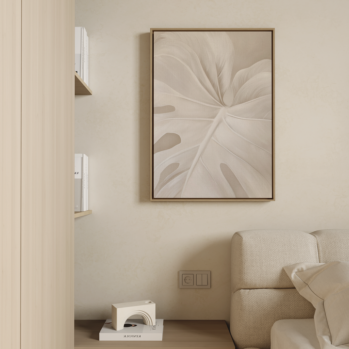 Leaf Whisper Abstract Canvas Art