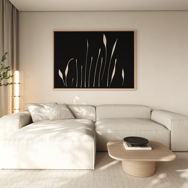 Botanical Silhouettes Abstract Canvas Art