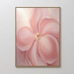 Vertical — Blushing Magnolia Canvas Art - Vertical