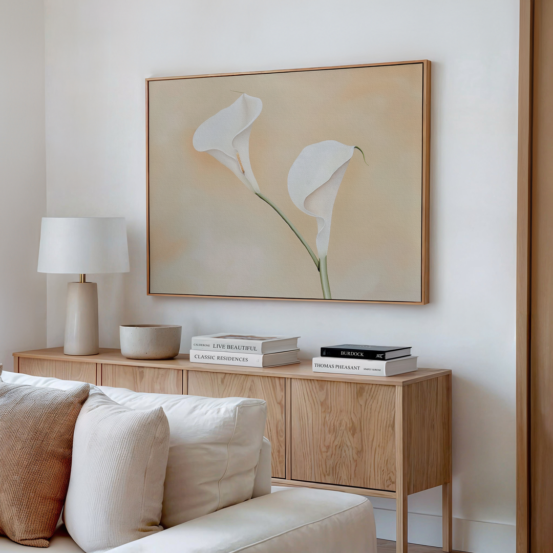 Calla Serenity Abstract Canvas Art