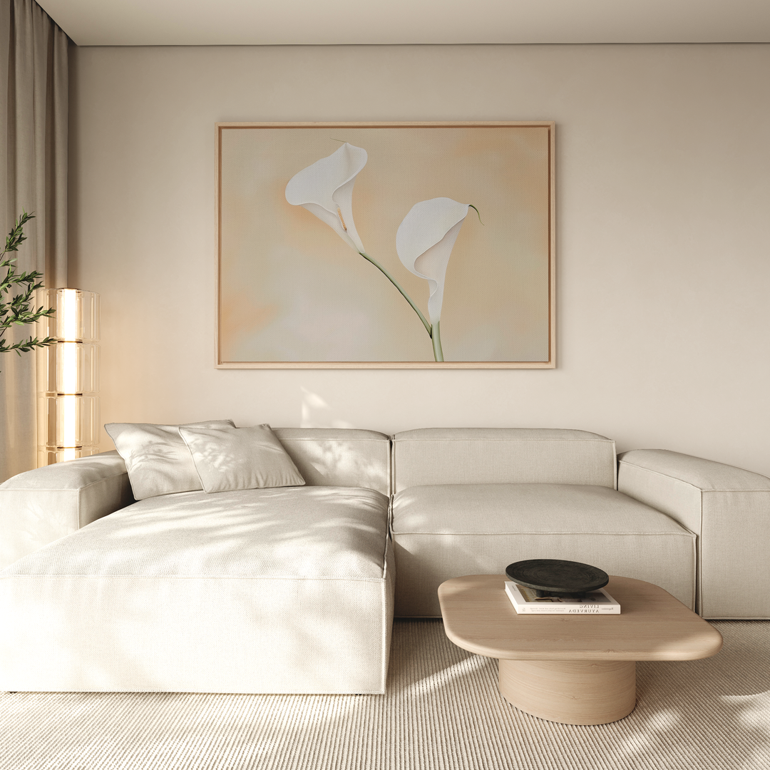 Calla Serenity Abstract Canvas Art