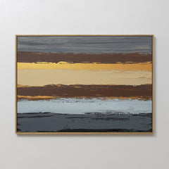 Horizontal — Coastal Strata Canvas Art - Horizontal