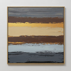 Square — Coastal Strata Canvas Art - Square