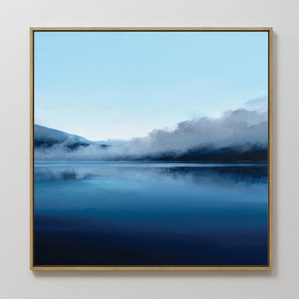 Fjord Mist Canvas Art - Square