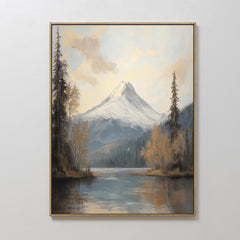 Vertical — Frosted Ascent Canvas Art - Vertical