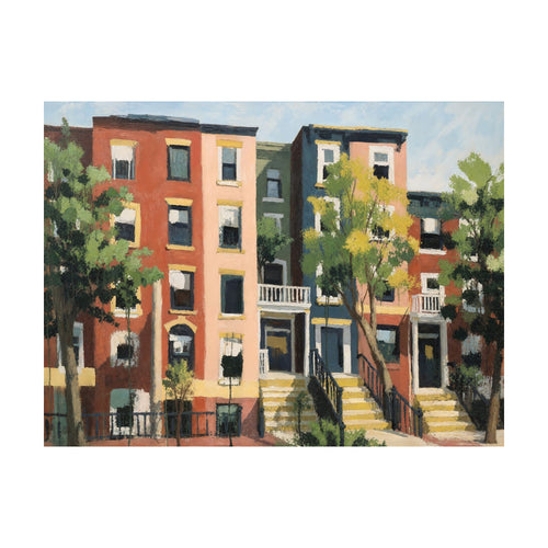 Brownstone Steps — Horizontal