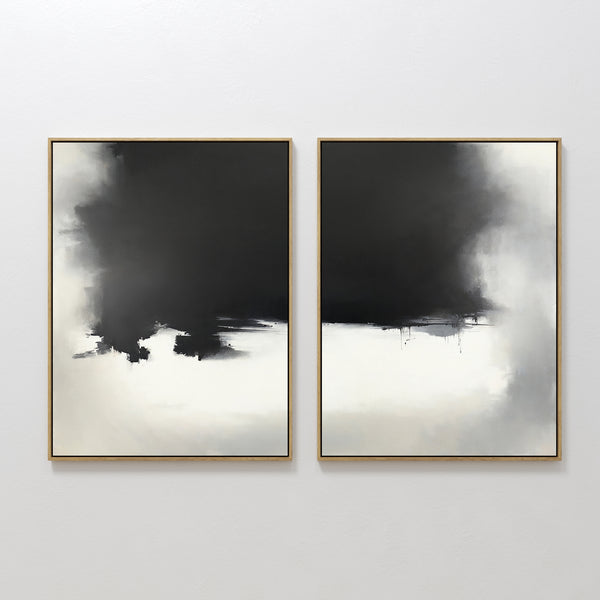 Ink Cloud Formation - Set Of 2