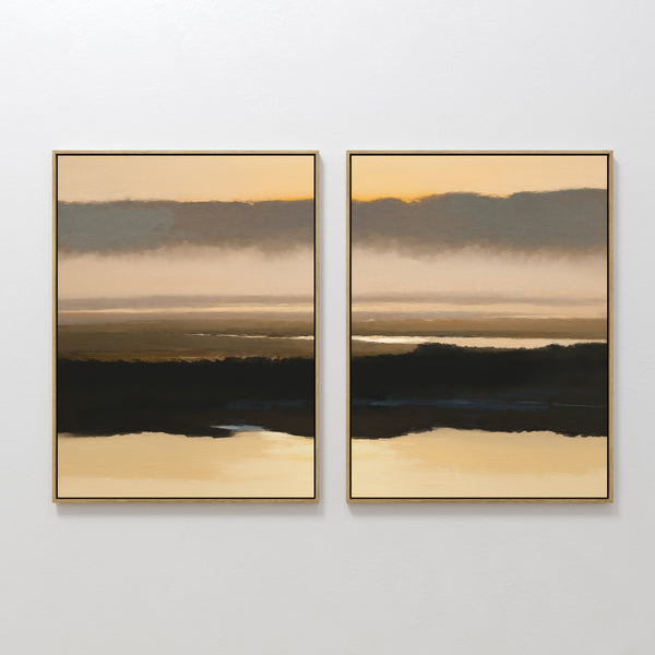 Layered Valley Dawn - Set Of 2