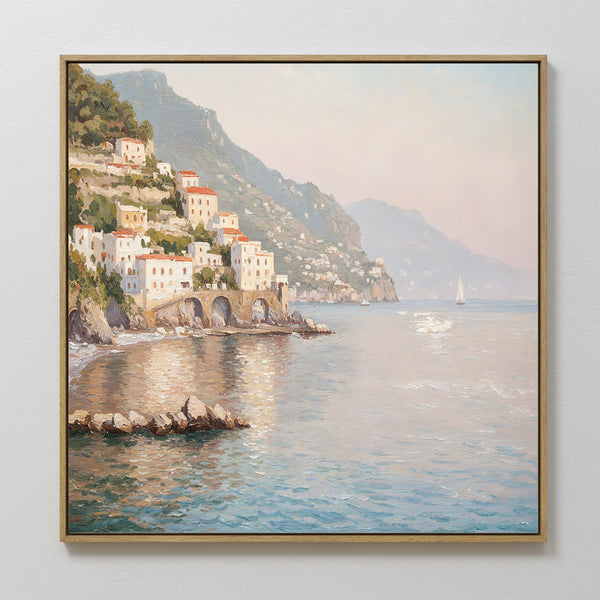 Mediterranean Dreams Canvas Art - Square