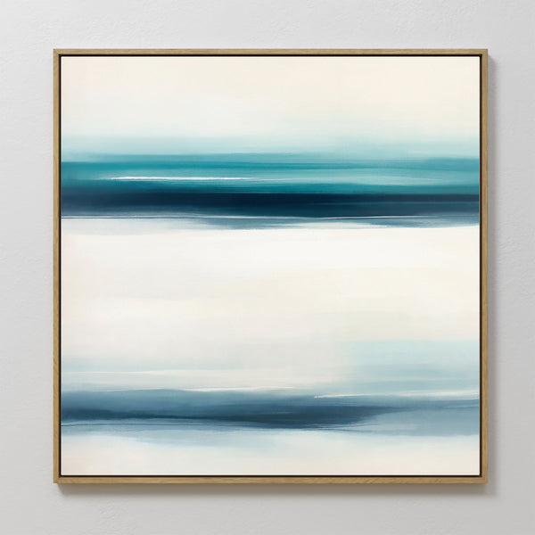 Ocean Motion Canvas Art - Square