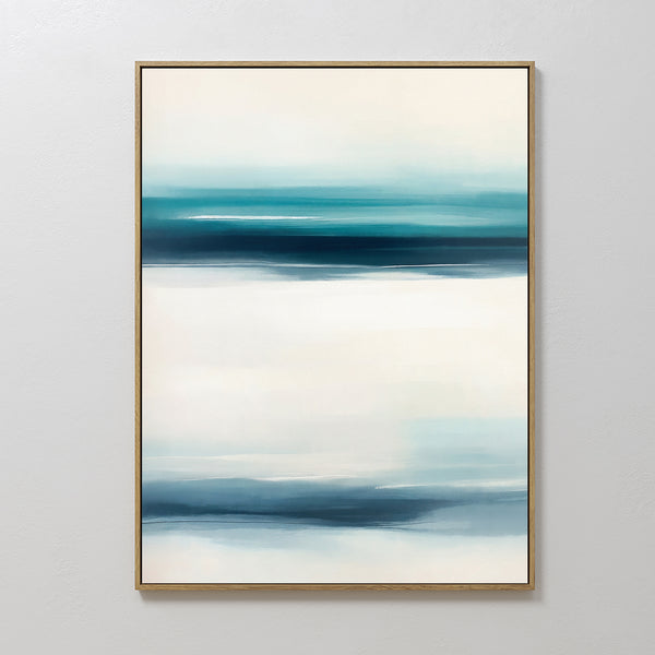 Ocean Motion Canvas Art - Vertical