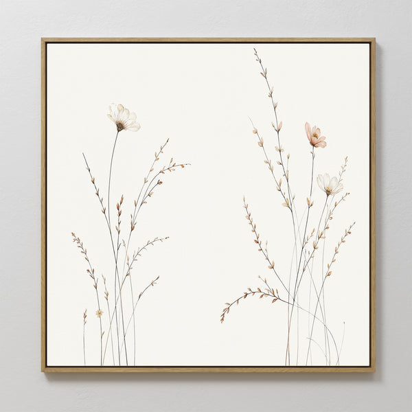 Prairie Whispers Canvas Art - Square
