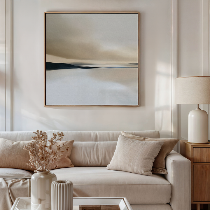 Desert Quietude Abstract Canvas Art
