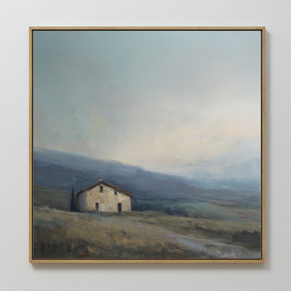 Rustic Solitude Canvas Art - Square