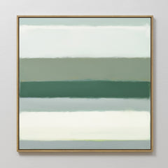 Square — Sage Gradient Canvas Art - Square