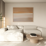 Saharan Lines Abstract Canvas Art