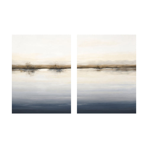 Brushy Shoreline — Set of 2