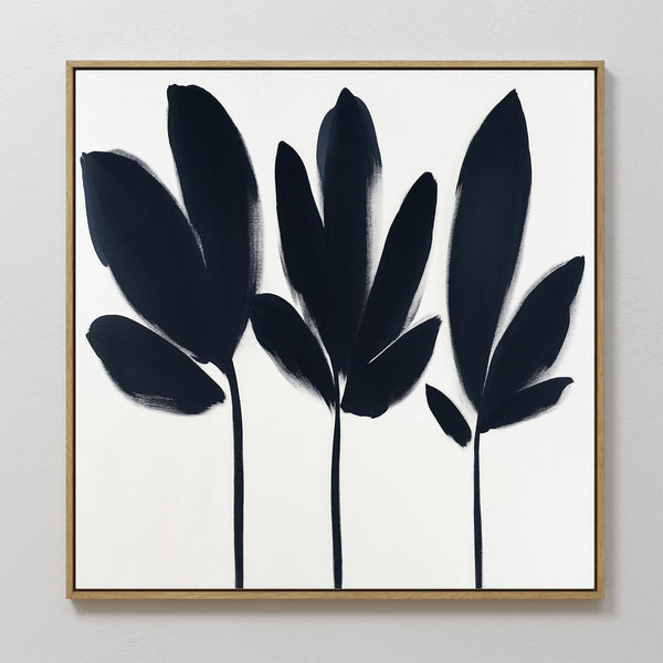 Shadow Stems Canvas Art - Square