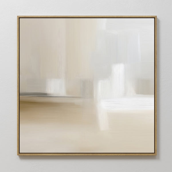 Soft Layers Canvas Art - Square