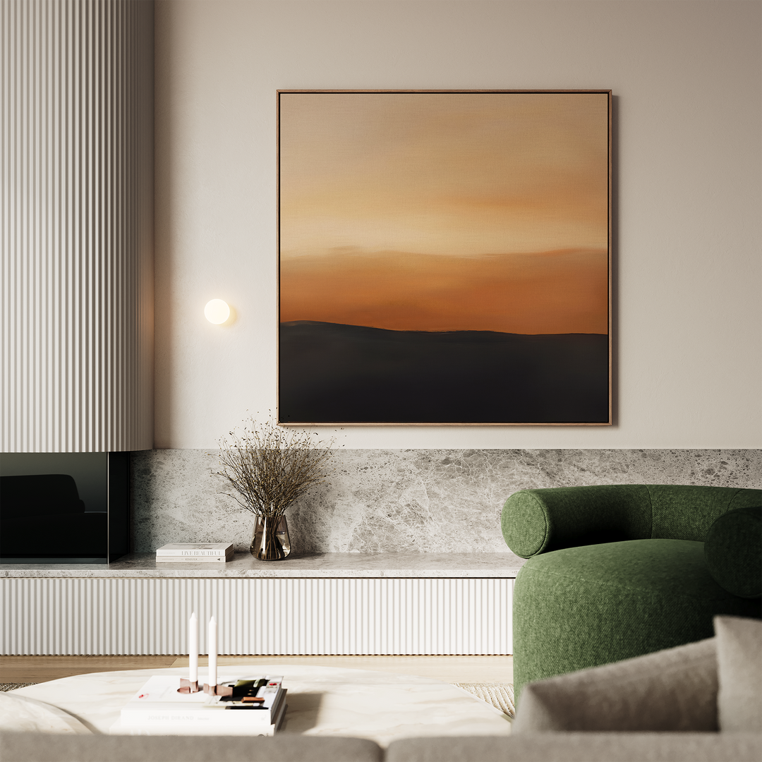 Tranquil Vista Abstract Canvas Art