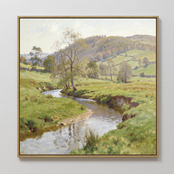 Valley Stream Canvas Art - Square