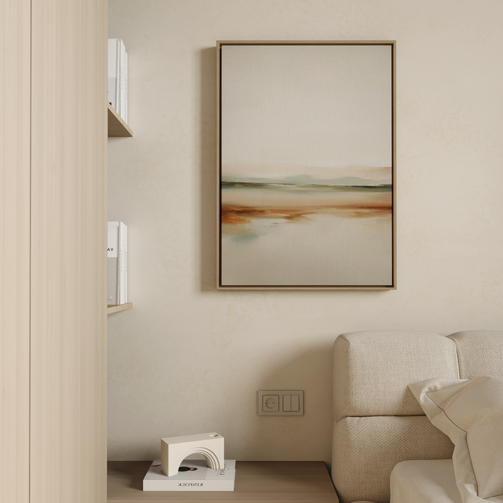 Earthly Hues Abstract Canvas Art