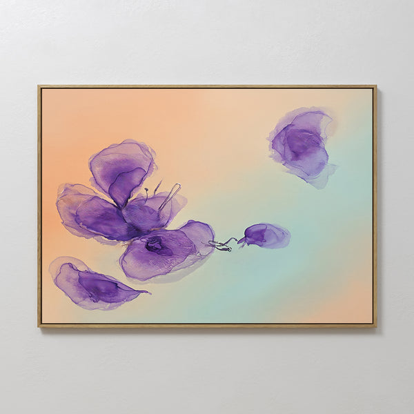 Violet Dreams Canvas Art - Horizontal