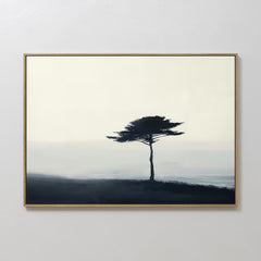 Horizontal — Windswept Solitude Canvas Art - Horizontal